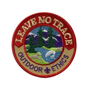 Leave No Trace Outdoor Ethics Iron on Patch